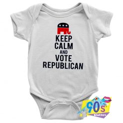 Keep Calm And Vote Republican Baby Onesie