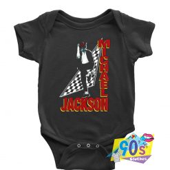 Michael Jackson Checkered Baby Onesie