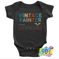 Vintage Painter Quote Baby Onesie