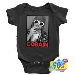 Cobain Smoking Baby Onesie