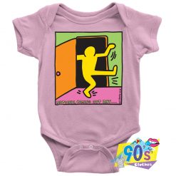Keith Haring National Coming Out Day Pop Art Baby Onesie