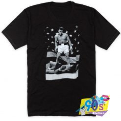 Muhammad Ali Standing Over Sonny Liston T Shirt
