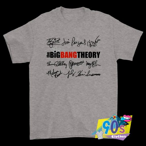The Big Bang Theory Sitcom Signature T Shirt
