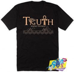 Truth Know Thyself Pyramid Artwork T Shirt