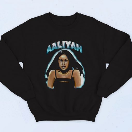 Aaliyah Queen Girl Rapper Fashionable Sweatshirt