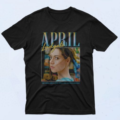 April Ludgate Time Is Money 90s T Shirt Style
