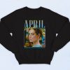 April Ludgate Time Is Money Fashionable Sweatshirt