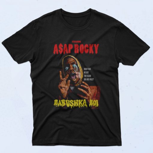 Asap Rocky Babushka Boi 90s T Shirt Style