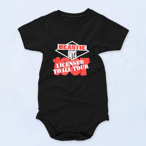 Beastie Boys Licensed To Ill Tour 1987 Baby Onesies Style