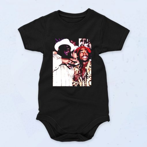 Biggie Smalls With Tupac Baby Onesies Style