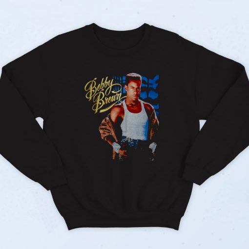 Bobby Brown Vintage Hip Hop Fashionable Sweatshirt