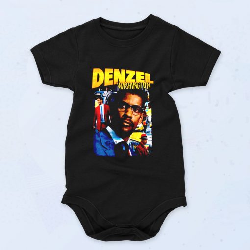 Denzel Washington Vintage Movie Baby Onesies Style