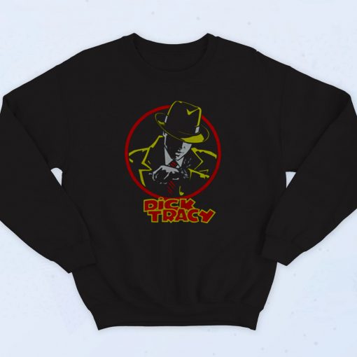 Dick Tracy 90s Comedy Action Fashionable Sweatshirt
