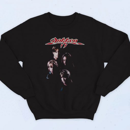 Dokken Vintage 90s Fashionable Sweatshirt