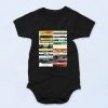 Hip Hop Casette Collection Baby Onesies Style