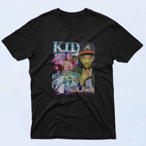 Kid Cudi See Ghots 90s T Shirt Style