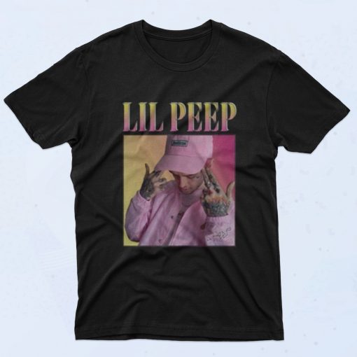 Lil Peep Homage Rapper 90s T Shirt Style
