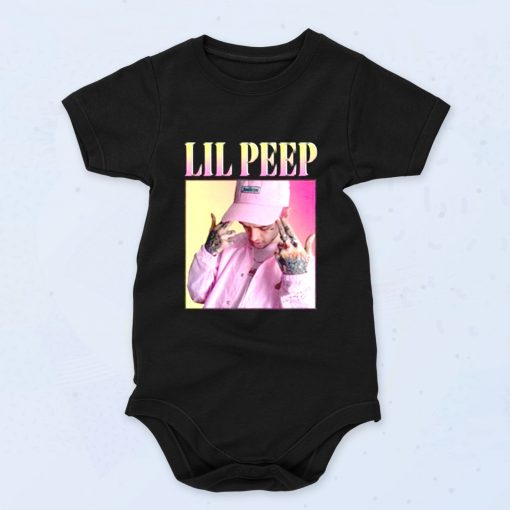 Lil Peep Homage Rapper Baby Onesies Style