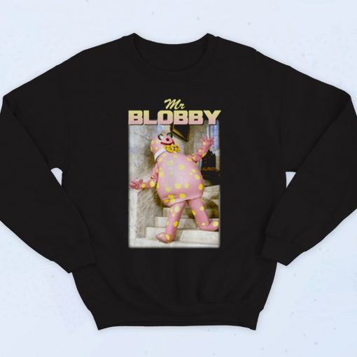 Mr Blobby Funny 90s Fashionable Sweatshirt