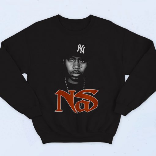 Nas Black Rapper Fashionable Sweatshirt