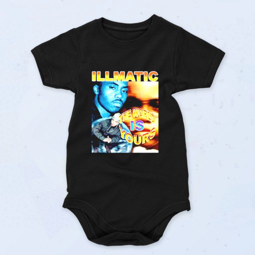 Nas Illmatic The World Is Yours Baby Onesies Style