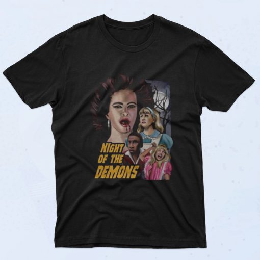 Night Of The Demons Vintage Movie 90s T Shirt Style