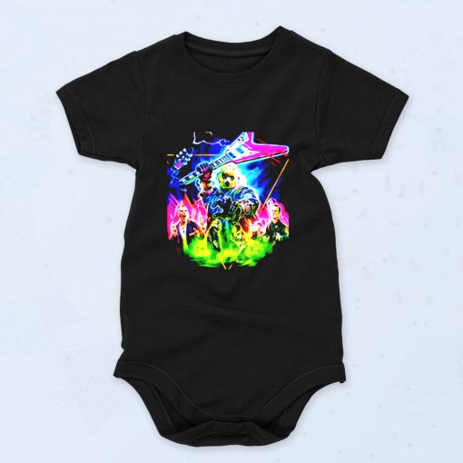 Riday The 13th Inspired Neon Jason Baby Onesies Style