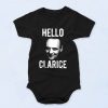 Silence Of The Lambs Hello Clarice Baby Onesies Style