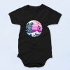 The Great Wave Off Evangelion Baby Onesies Style