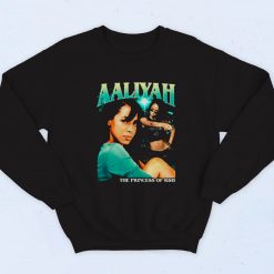 Vintage Aaliyah The Princess Of Rb Fashionable Sweatshirt