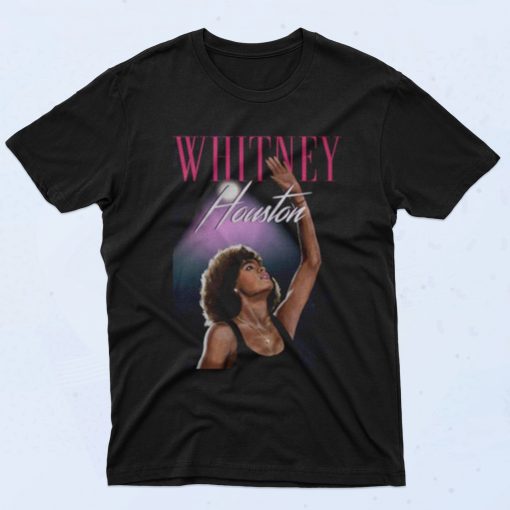 Whitney Houston Concert 90s T Shirt Style