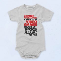 Funny Zombie Joke Gaming Baby Onesie
