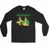 Miss the Old Days Green Friends Long Sleeve Style