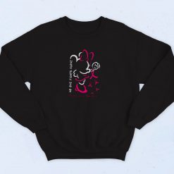 Minnie Breast Cancer Awareness 90s Sweatshirt Fashion