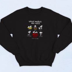What Makes Me Happy 90s Sweatshirt Fashion