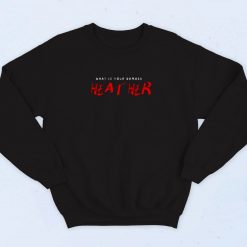 Whats Your Damage Heather 90s Sweatshirt Fashion