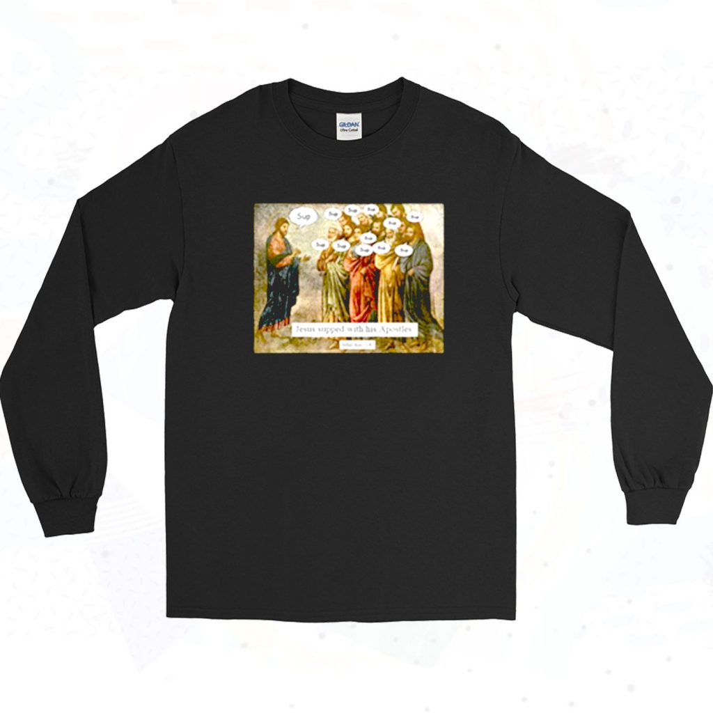 Funny Christian Jesus Apostles Meme Long Sleeve Shirt - 90sclothes.com