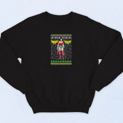Ugly Christmas Wonder Woman Vintage Sweatshirt