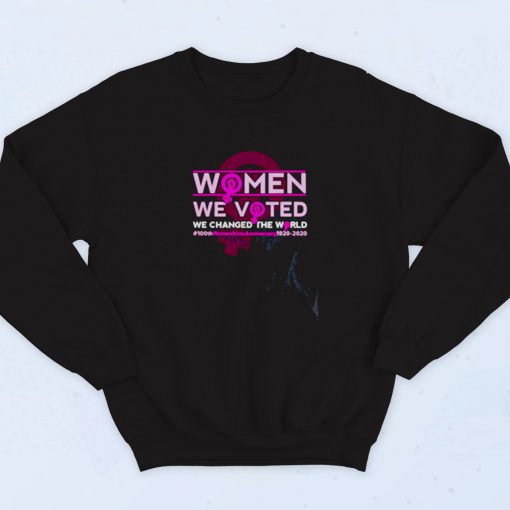 Women Vote Anniversary Vintage Sweatshirt