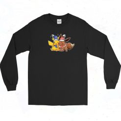 Pokemon Pikachu Merry Christmas Long Sleeve Shirt