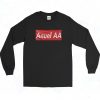 Anuel AA Text Vintage 90s Long Sleeve Shirt