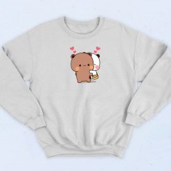 Panda And Brownie Bear Valentines Day Sweatshirt