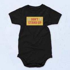 Kennywood Racer Dont Stand Up Baby Onesie