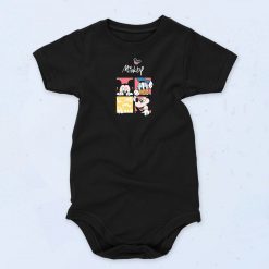 Love and Peace Mickey Baby Onesie