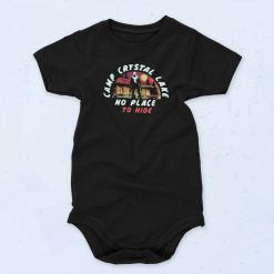 Camp Crystal Lake No place to Hide Baby Onesie