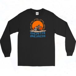 Death Beach Graphic Long Sleeve Shirt
