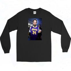 Post Malone Wear Lakers Long Sleeve Shirt