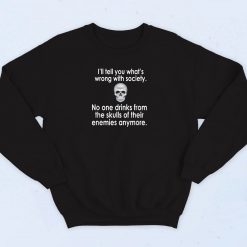 Wrong Society Skull Sweatshirt