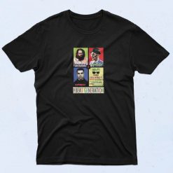 Ginsberg Burroughs Kerouac And The Beat Generation T Shirt