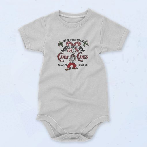 Goofys Candy Canes Baby Onesie